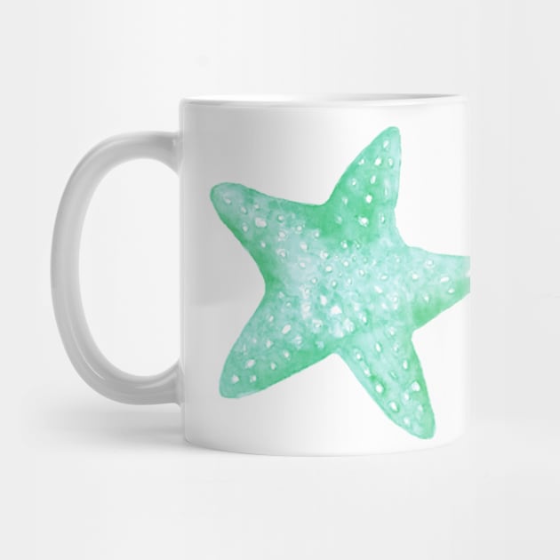 Turquoise starfish by LatiendadeAryam